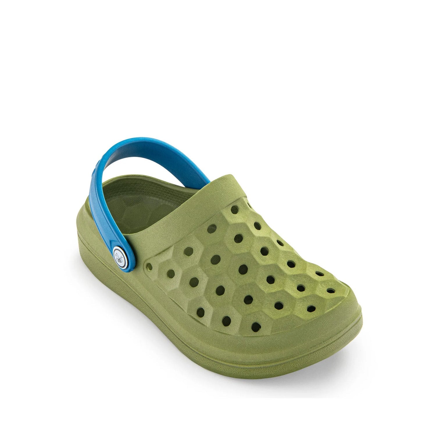 Joybees Kids' Varsity Clog in Olive/Midnight Teal
