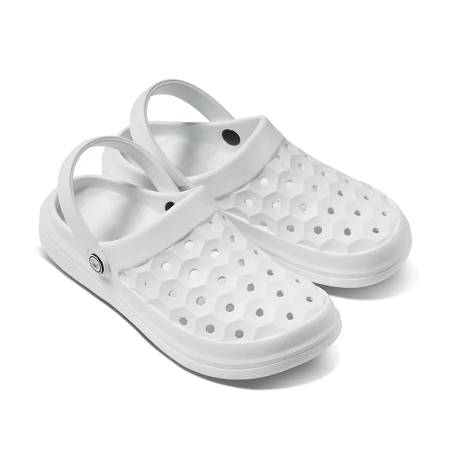 Joybees Unisex Varsity Clog in White
