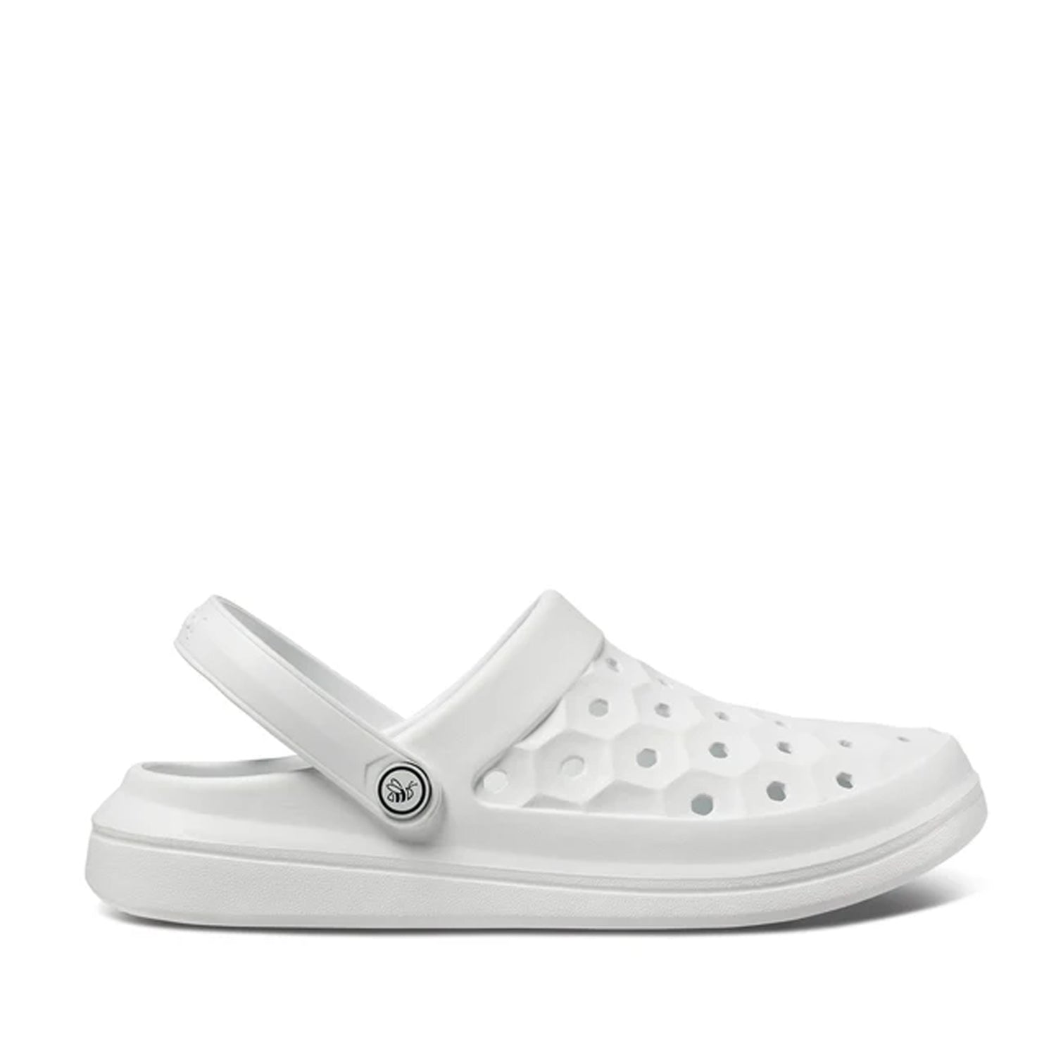 Joybees Unisex Varsity Clog in White