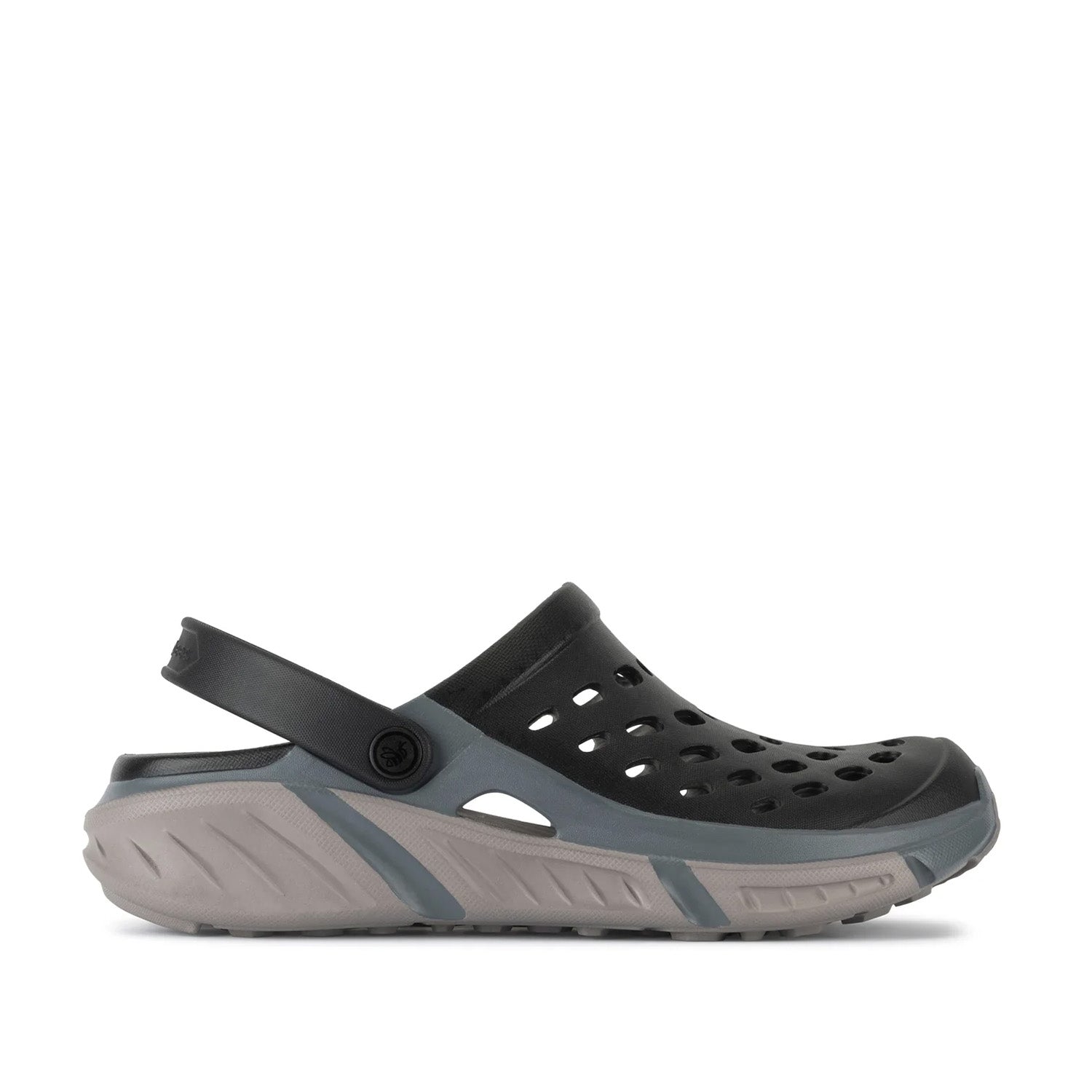 Joybees Unisex Trekking Clog in Black/Charcoal