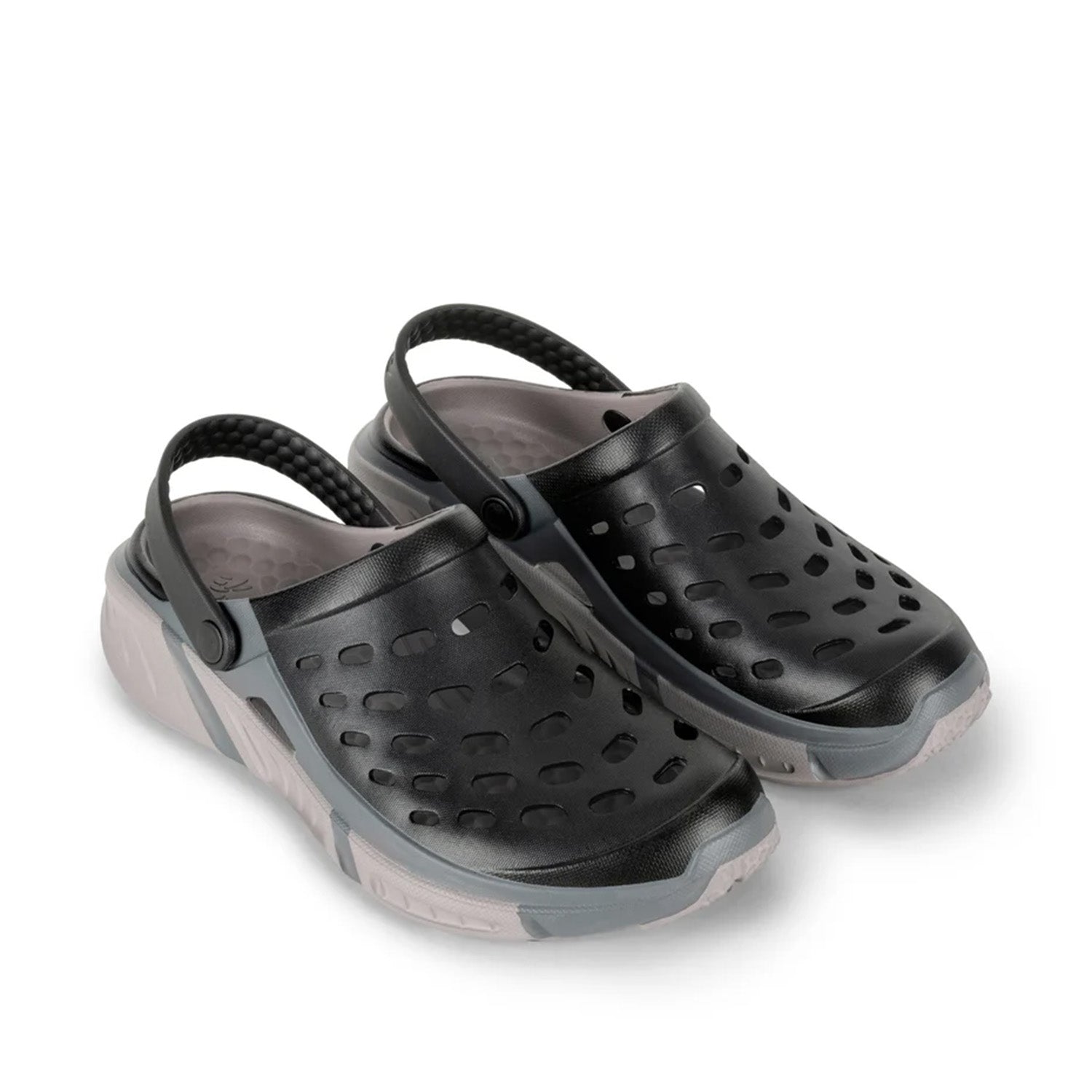 Joybees Unisex Trekking Clog in Black/Charcoal