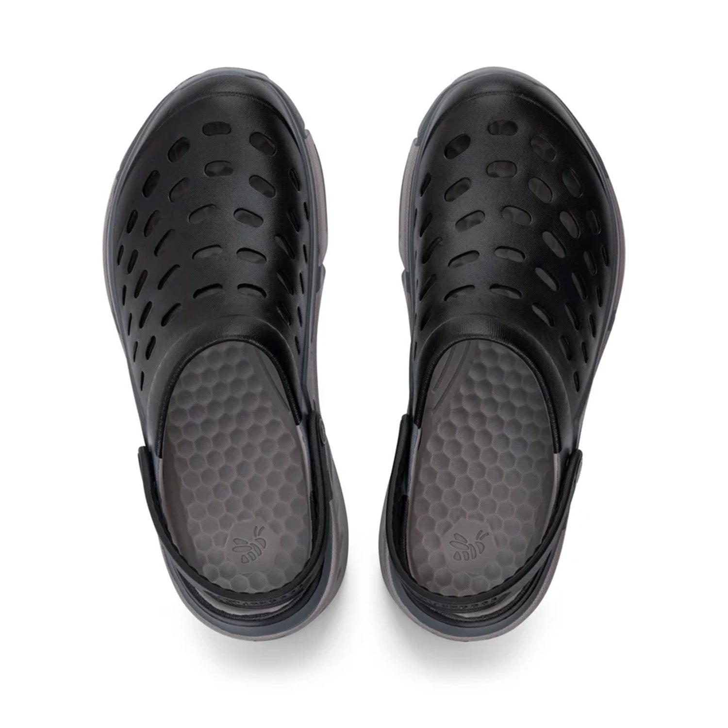 Joybees Unisex Trekking Clog in Black/Charcoal