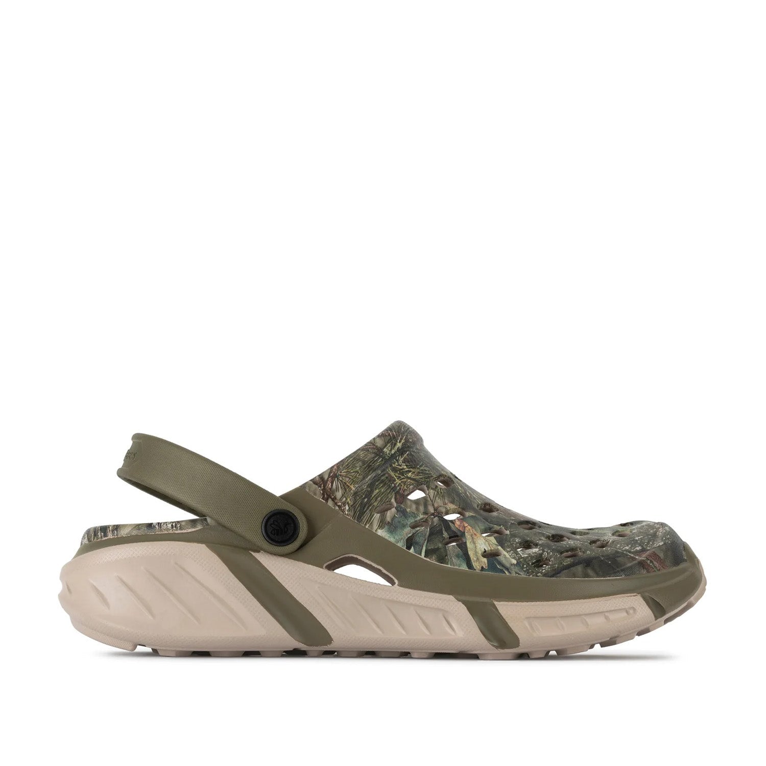 Joybees Unisex Trekking Clog in Graphic Mossy Oak