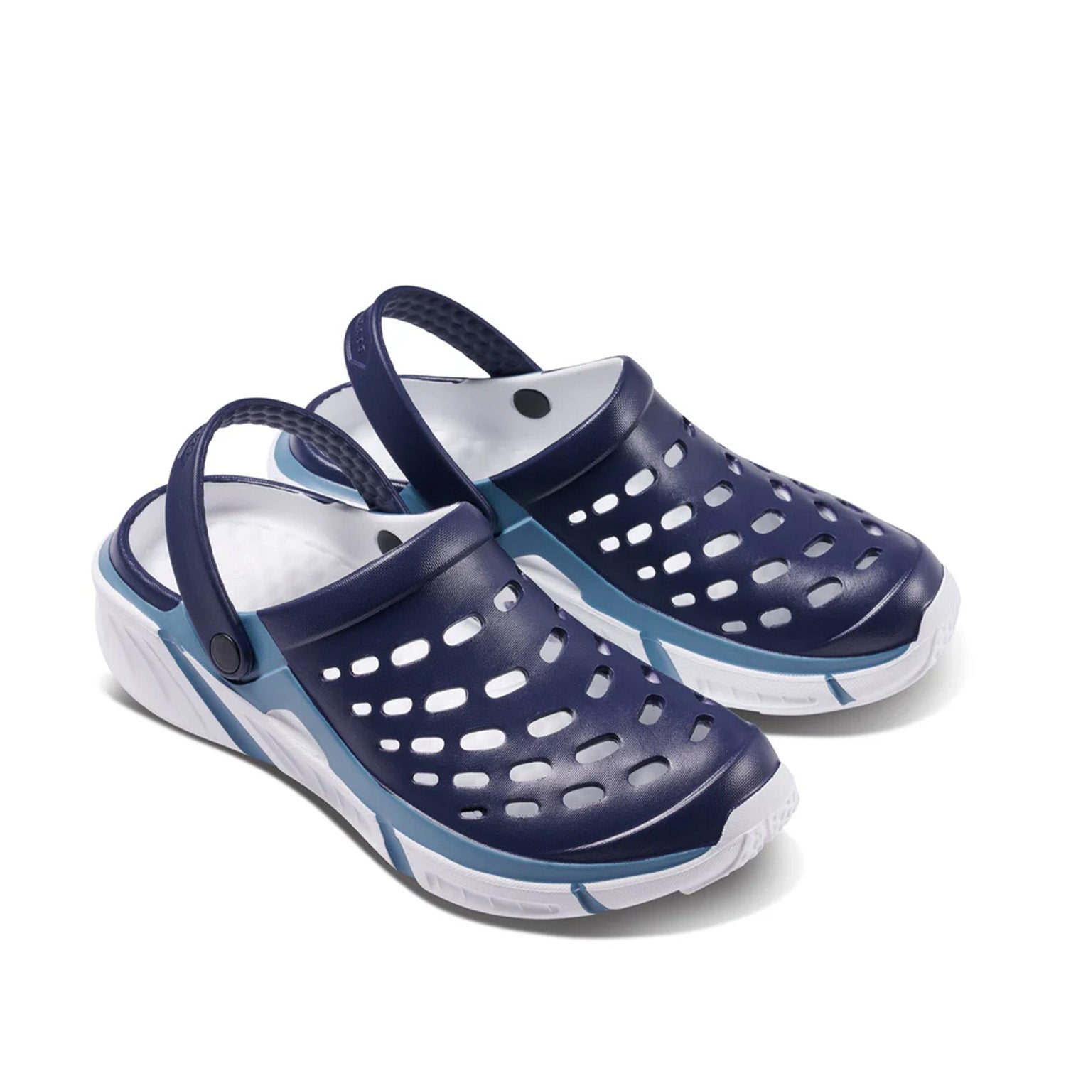 Joybees Unisex Trekking Clog in True Navy/White