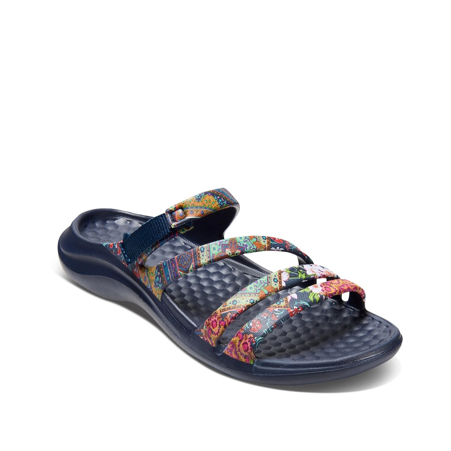 Joybees Women's Lakeshore Sandal in Graphic Geometric/Mandala