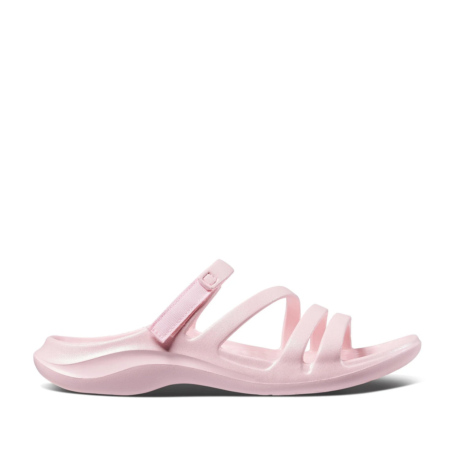Joybees Women's Lakeshore Sandal in Graphic Shimmer Pale Pink