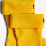 Hunter  Kids'  Recycled Fleece Boot Sock Yellow Reg