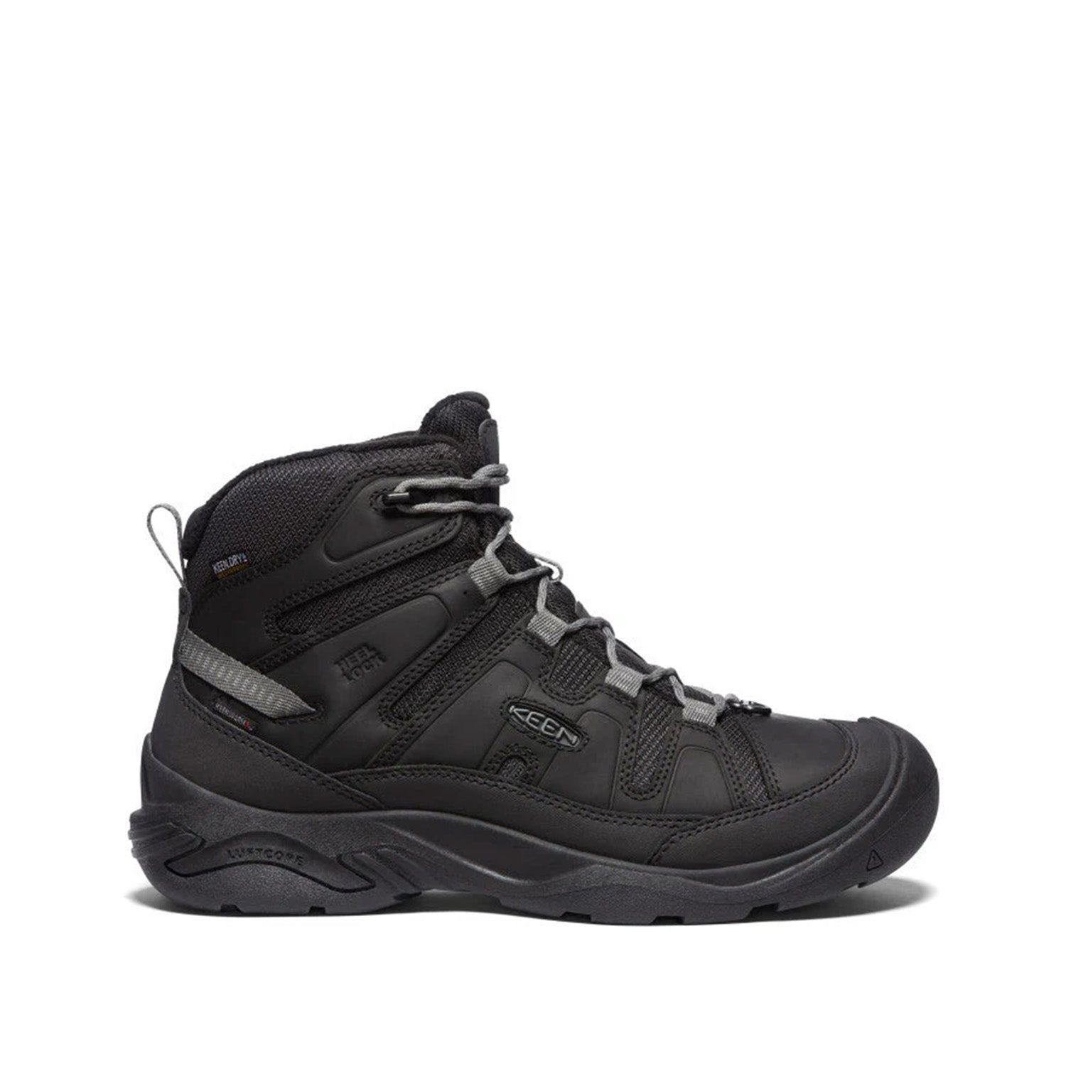 Keen Men's Circadia Mid Polar in Black/Steel Grey