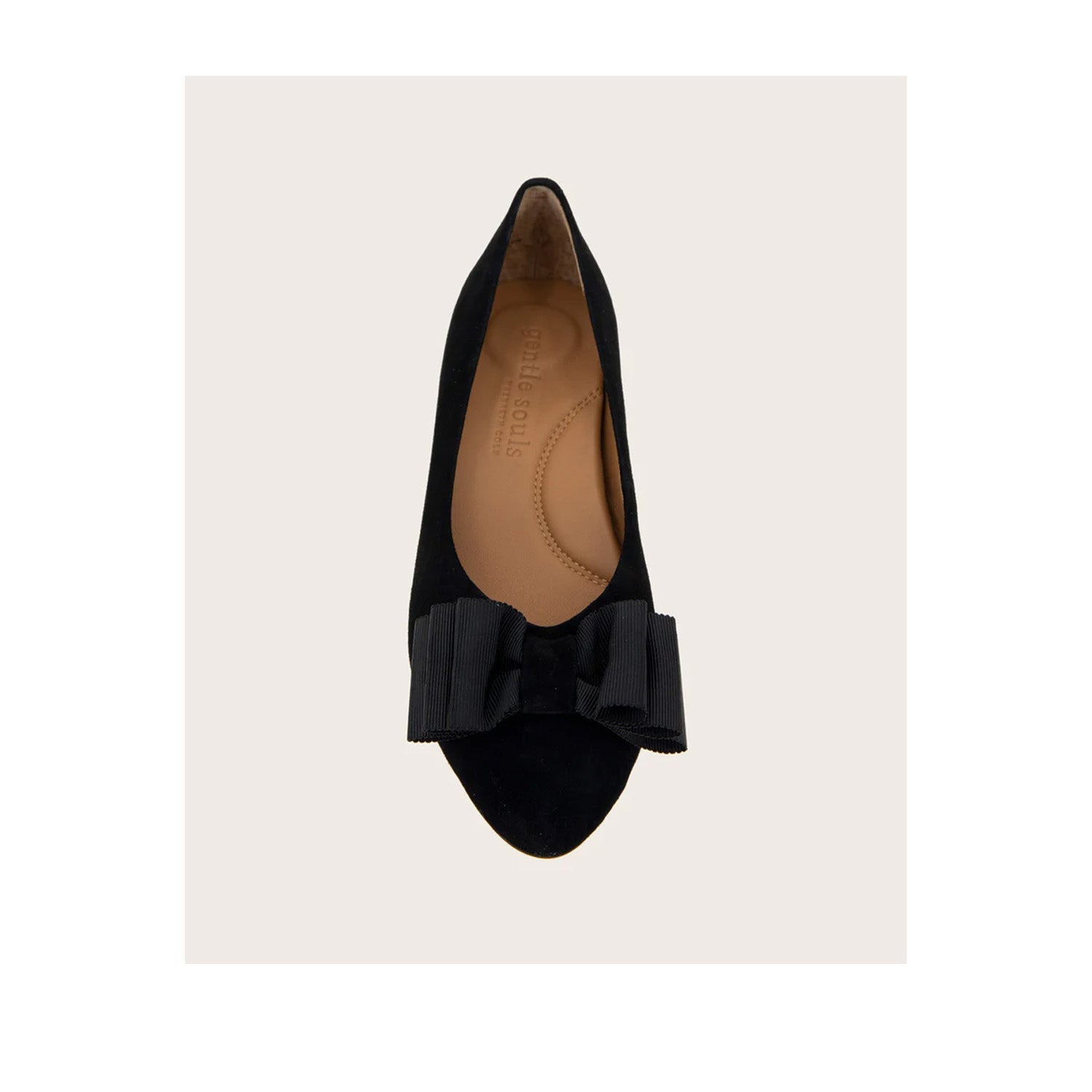 Gentle Souls by Kenneth Cole Women's Atlas Bow Flat in Black