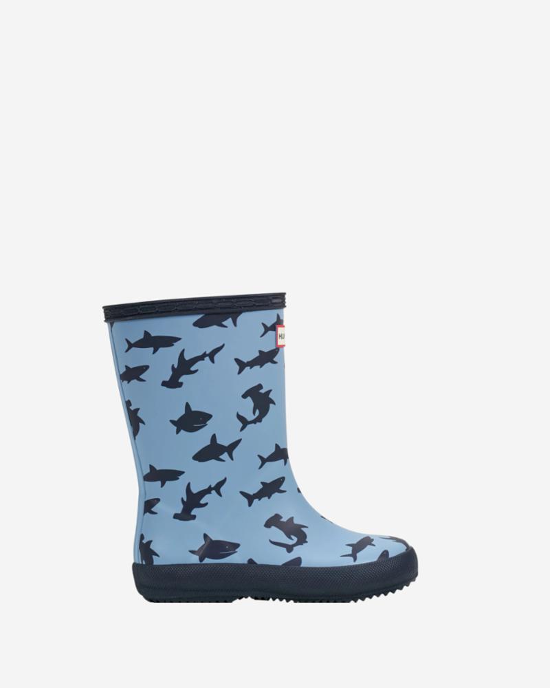 Hunter  Kids' Little  Original First Classic Boot Blue M