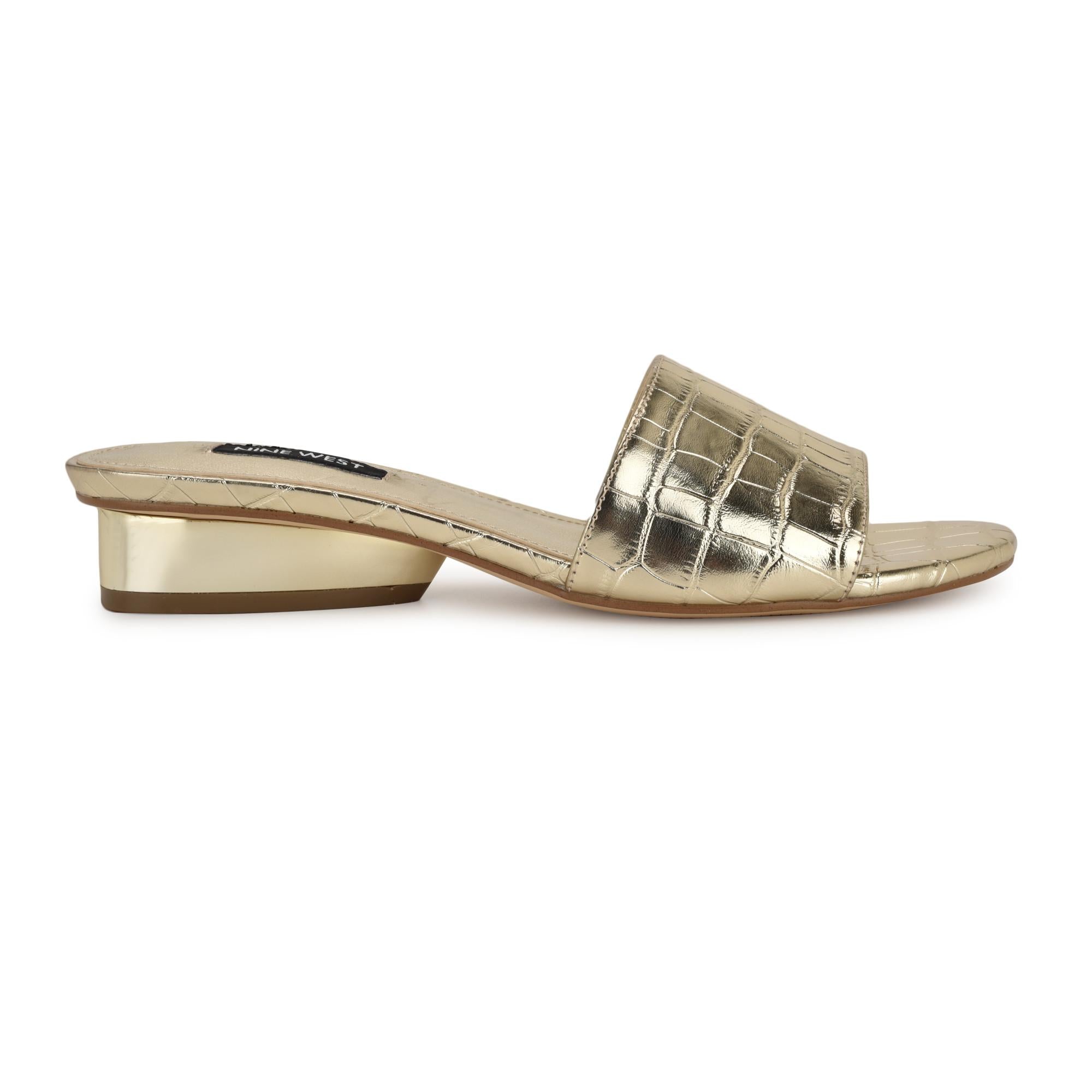 Nine West Women's Kimms3 Gold M