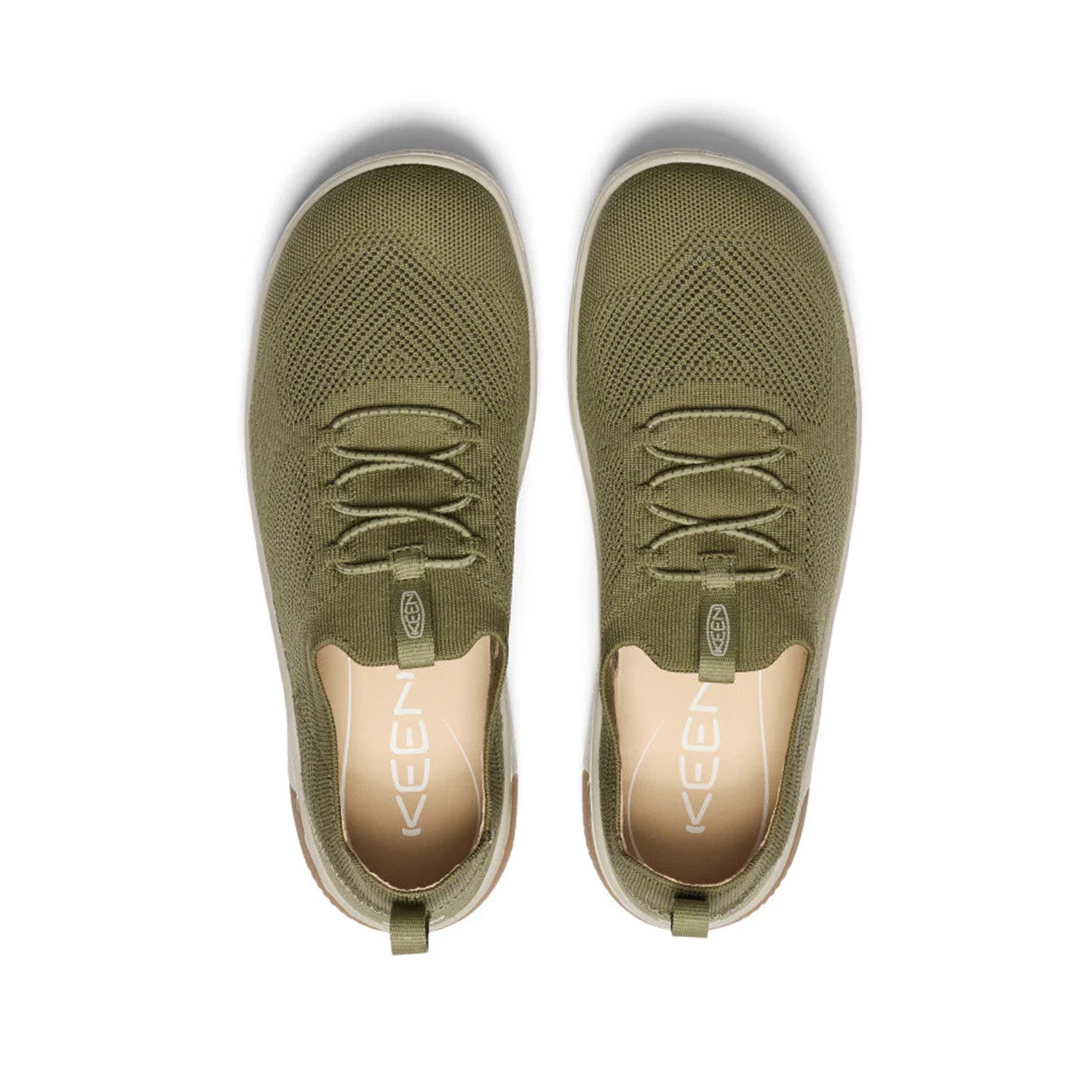 Keen Men's Knx Knit Lace in Martin I OlIVe/Plaza Taup