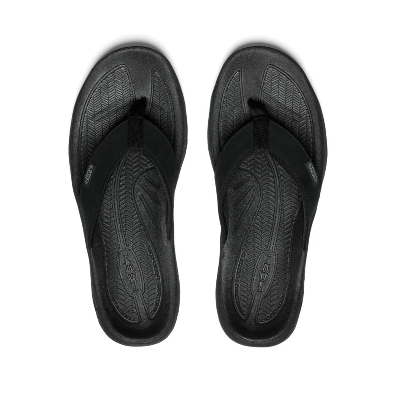 Keen Men's Kona Flip Tg in Black/Steel Grey