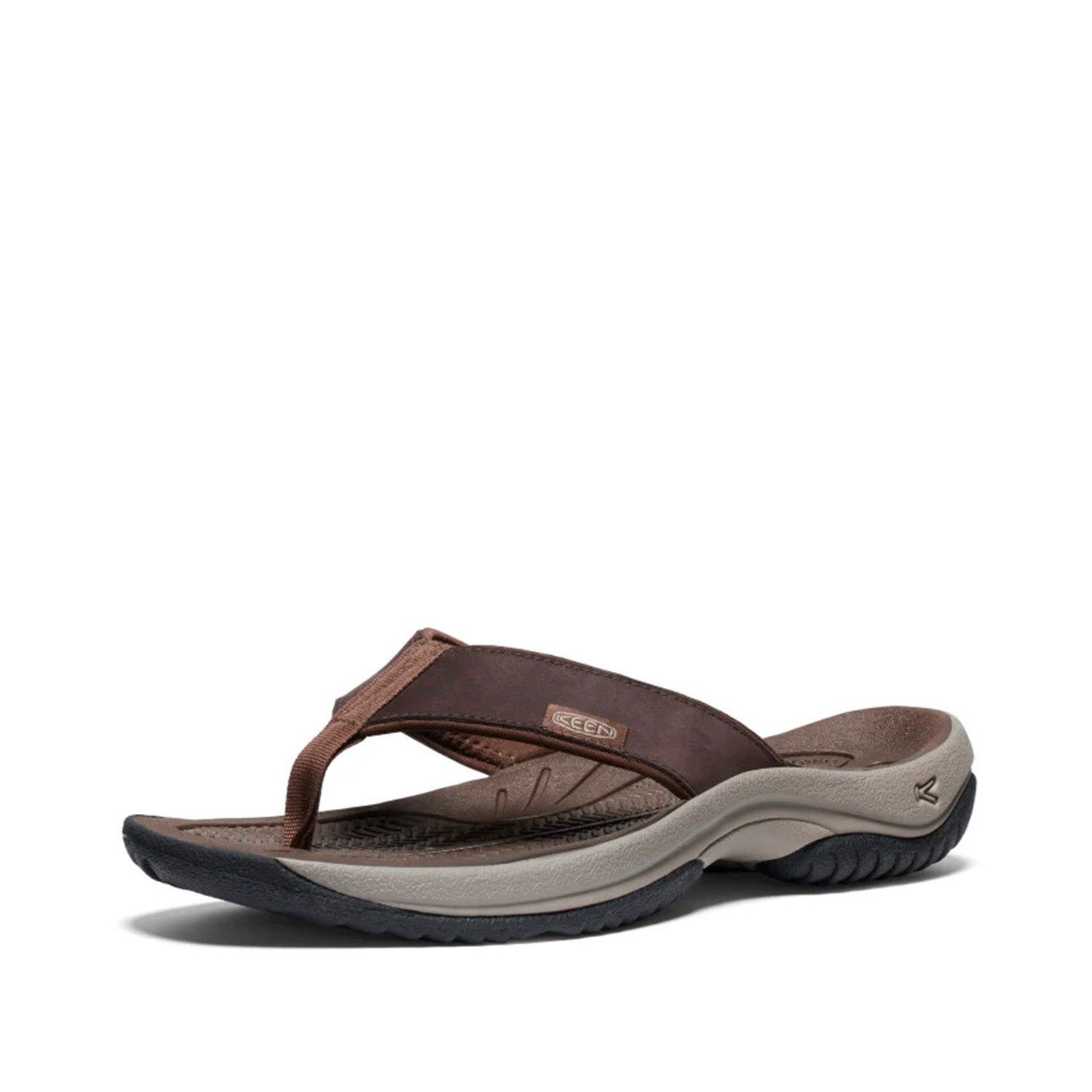 Keen Men's Kona Flip Tg in Java/Dark Earth
