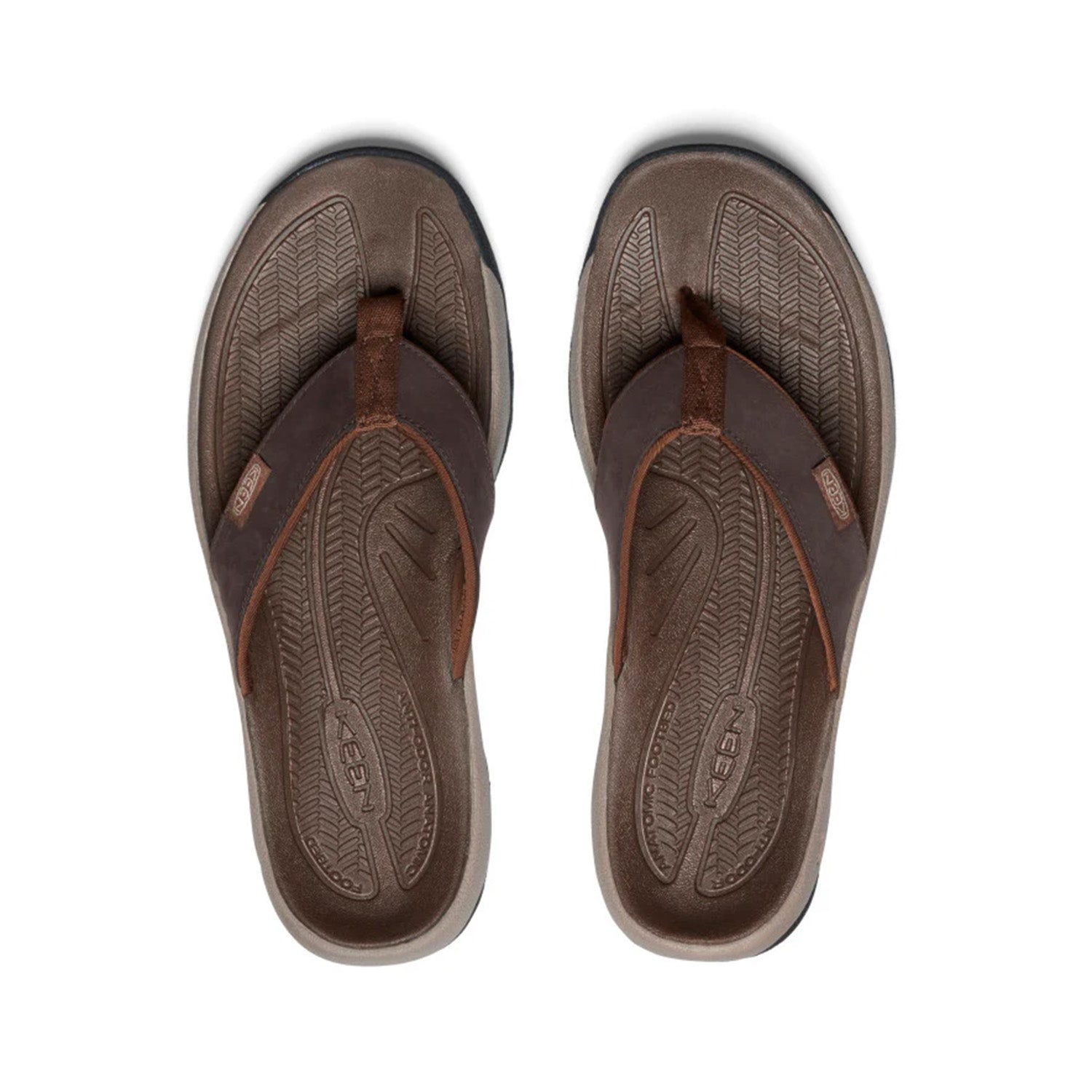Keen Men's Kona Flip Tg in Java/Dark Earth