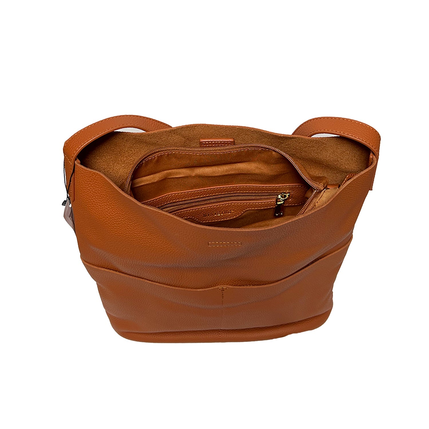 Ry & Ginger Leather Tote in Caramel