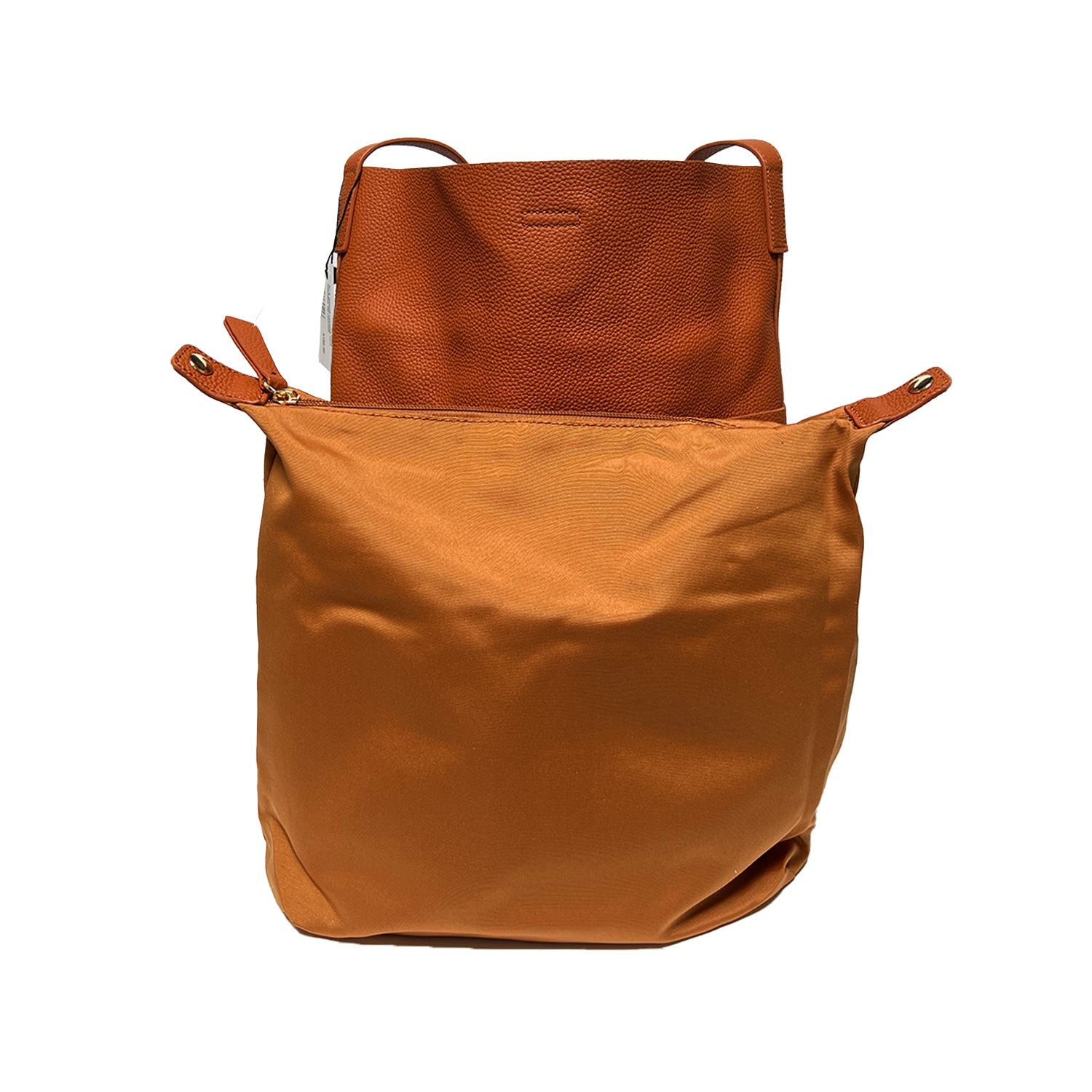 Ry & Ginger Leather Tote in Caramel