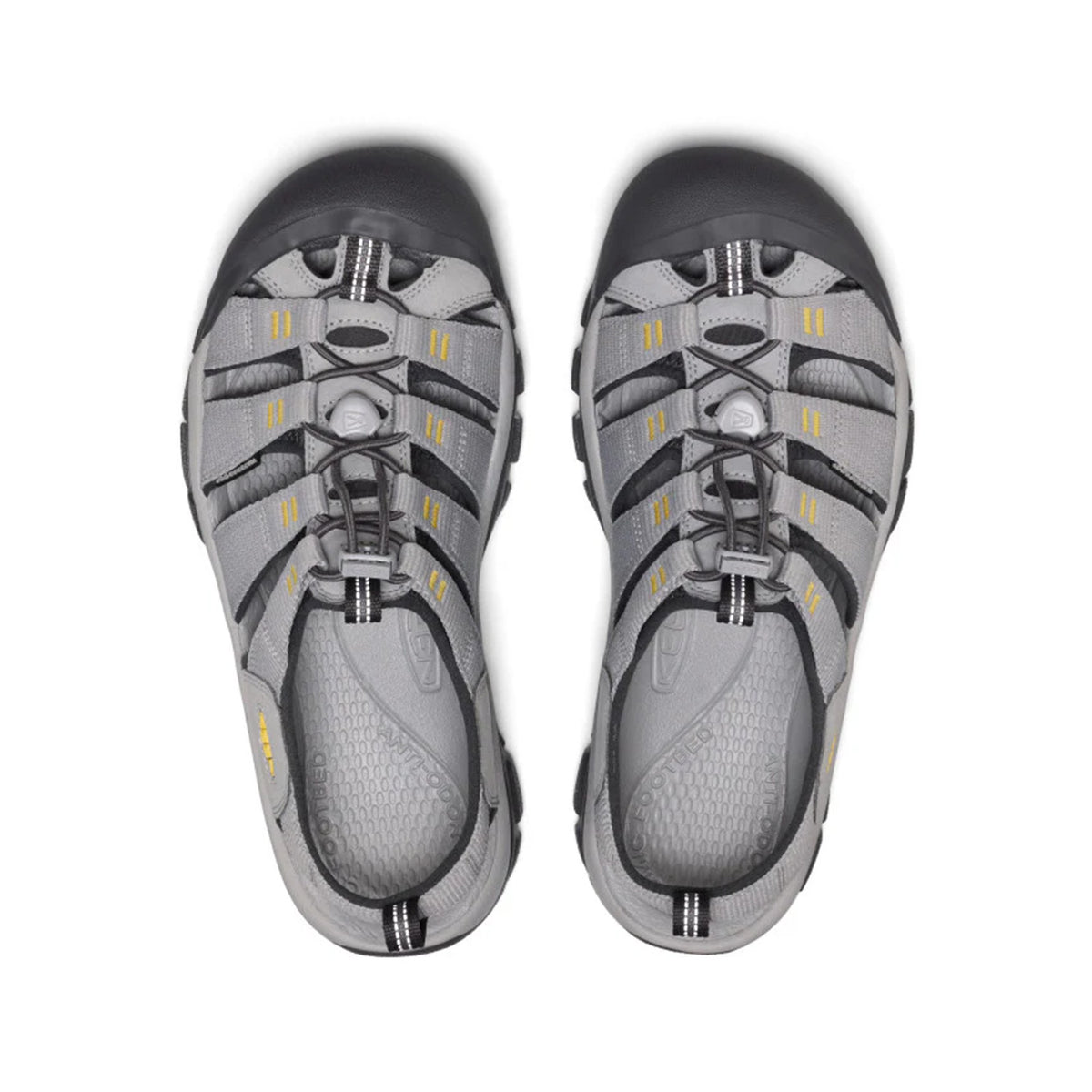 Keen Men's Newport H2 in Alloy/Cream Gold,