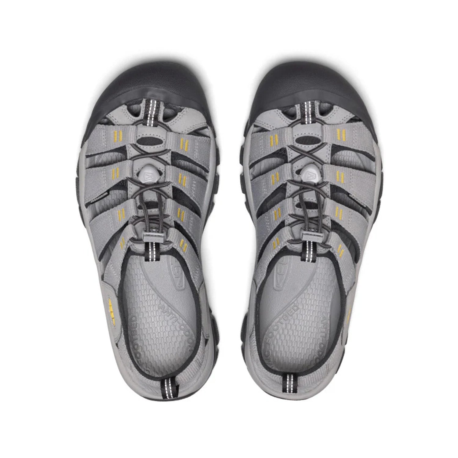 Keen Men's Newport H2 in Alloy/Cream Gold,