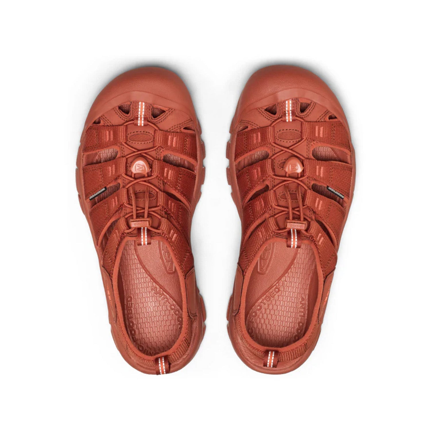 Keen Men's Newport H2 in Monochrome/Burnt Brick,