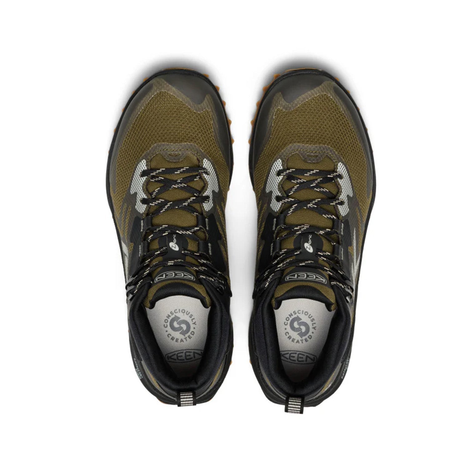 Keen Men's Zionic Nxt Mid Wp in Dark Olive/Black,