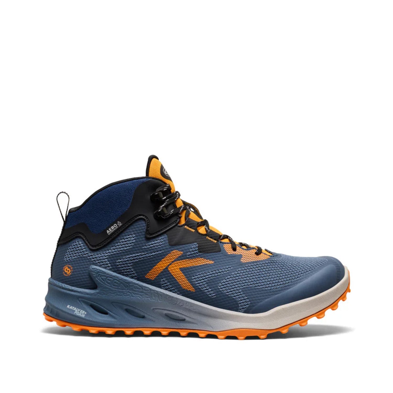 Keen Men's Zionic Nxt Mid Wp in Naval Academy/Bright Marigold,
