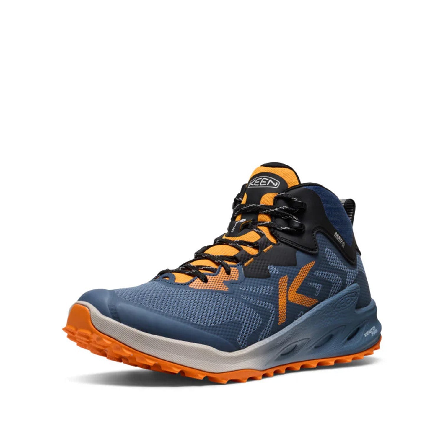 Keen Men's Zionic Nxt Mid Wp in Naval Academy/Bright Marigold,