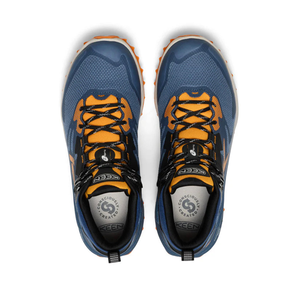 Keen Men's Zionic Nxt Mid Wp in Naval Academy/Bright Marigold,