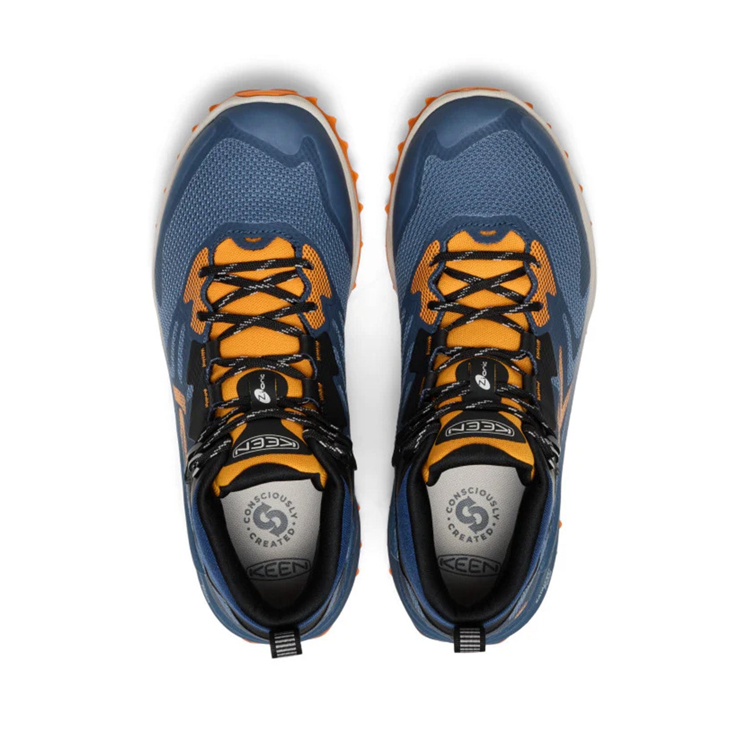 Keen Men's Zionic Nxt Mid Wp in Naval Academy/Bright Marigold,