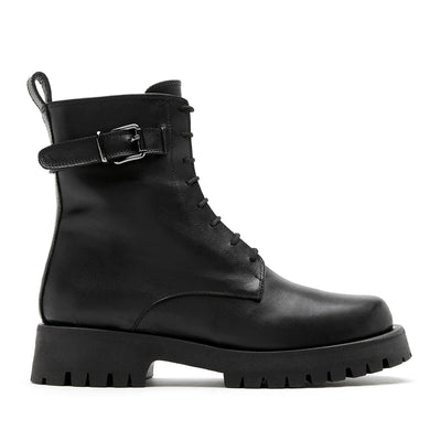 La Canadienne Women's Goldy in Black Leather