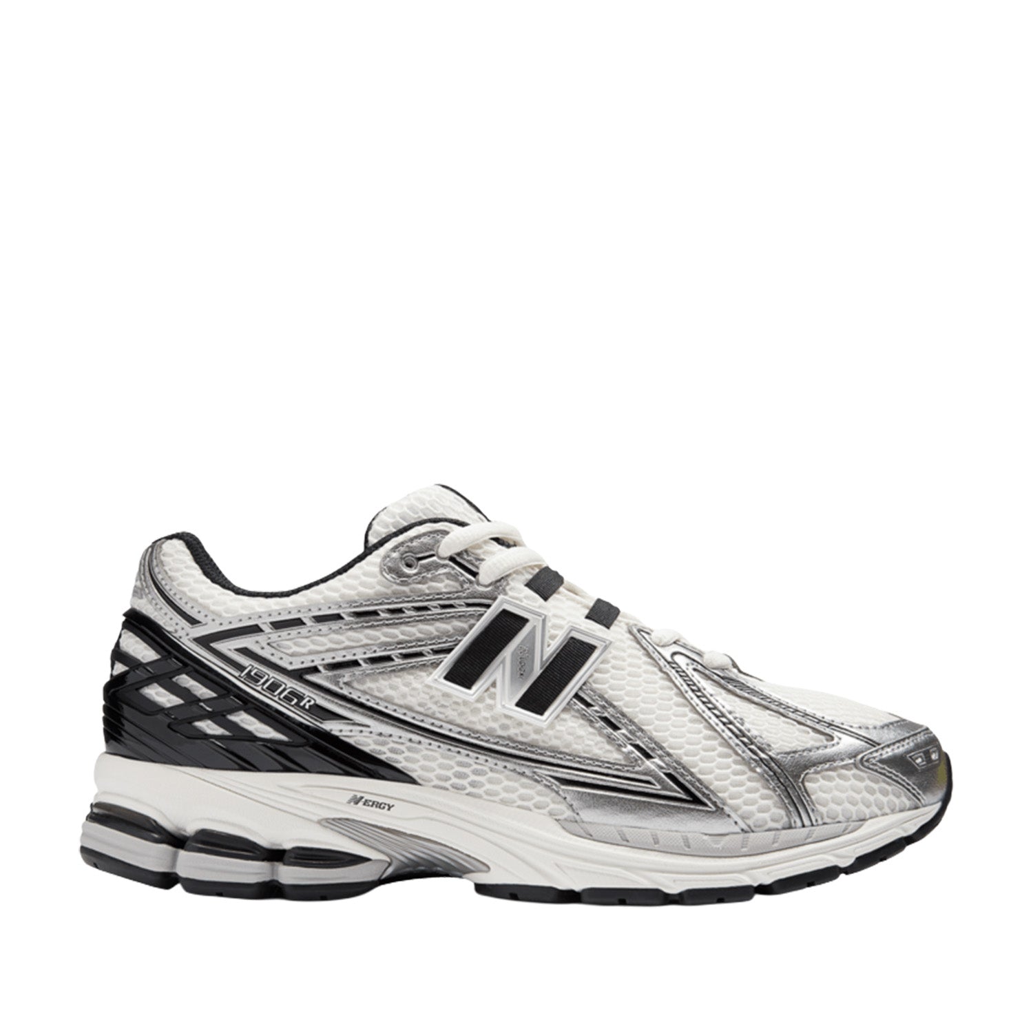 New Balance Men's 1906 in Silver Metallic with White and Sea Salt