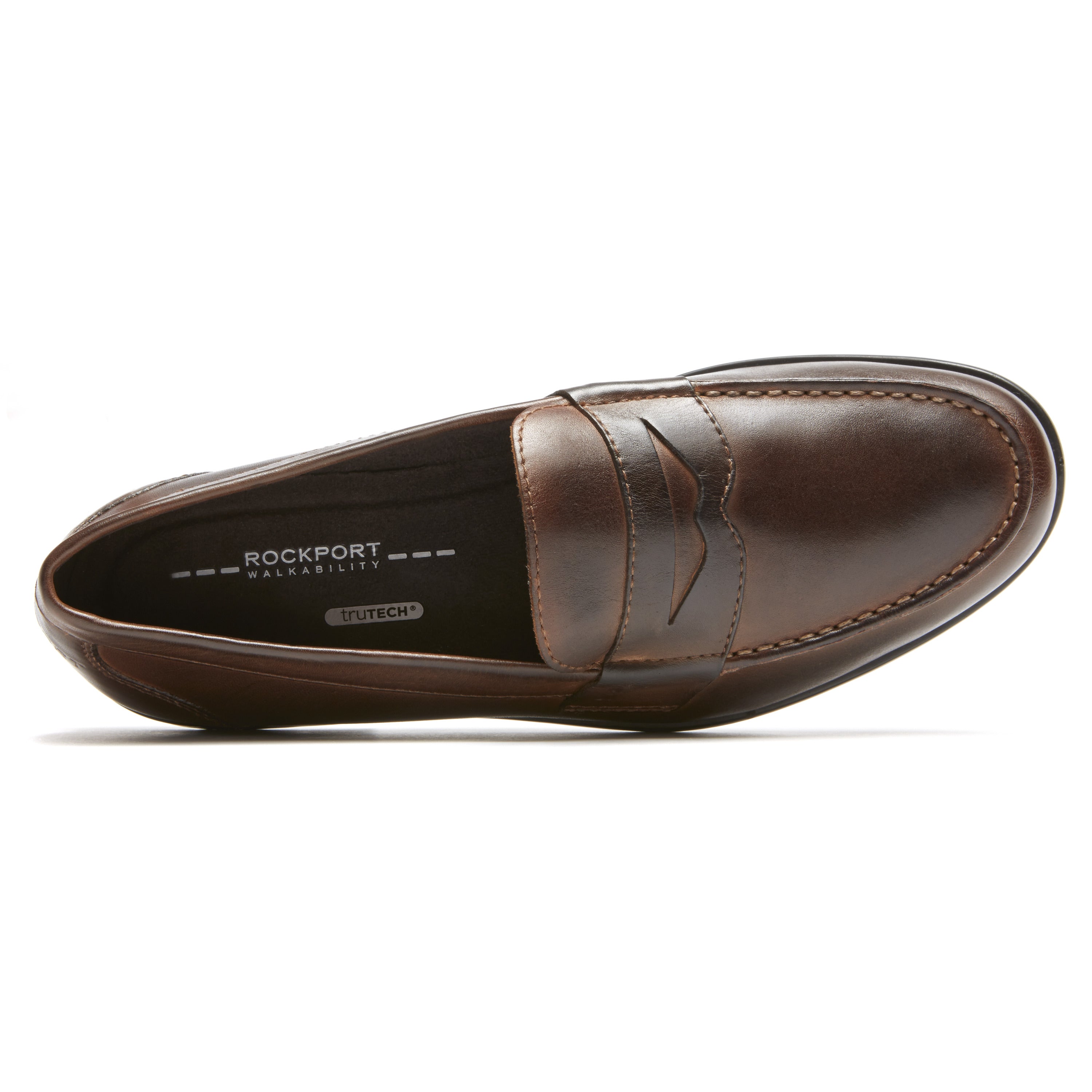 Rockport Men's Classicloaferpenny In Dark Brown M