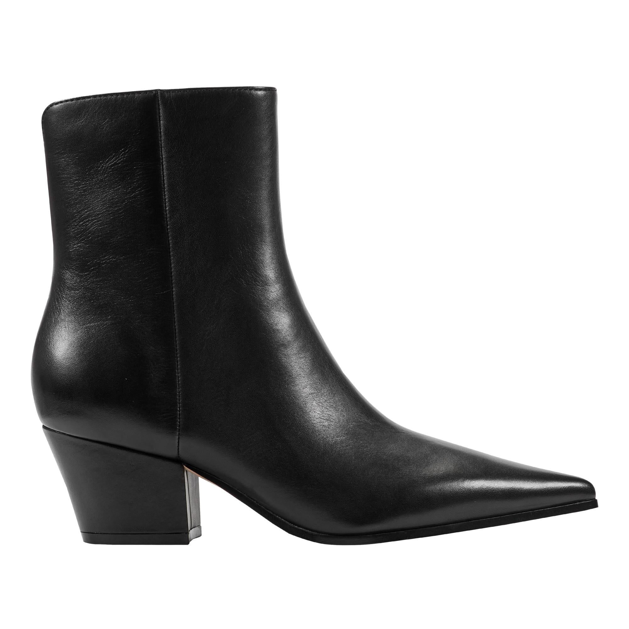 Marc Fisher Ltd Women's Mavey Black/Dress Calf (Gr) M