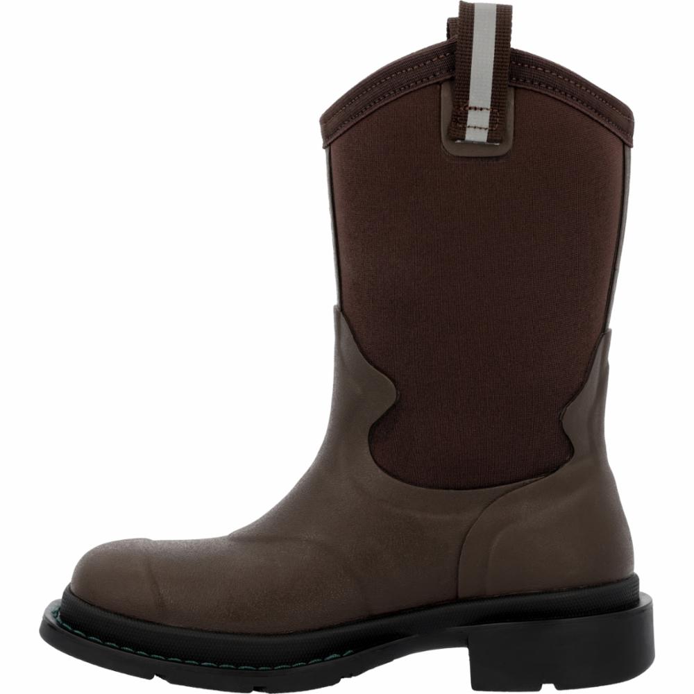 Muck Footwear  Kids' Chore Western Chorewest Brown M