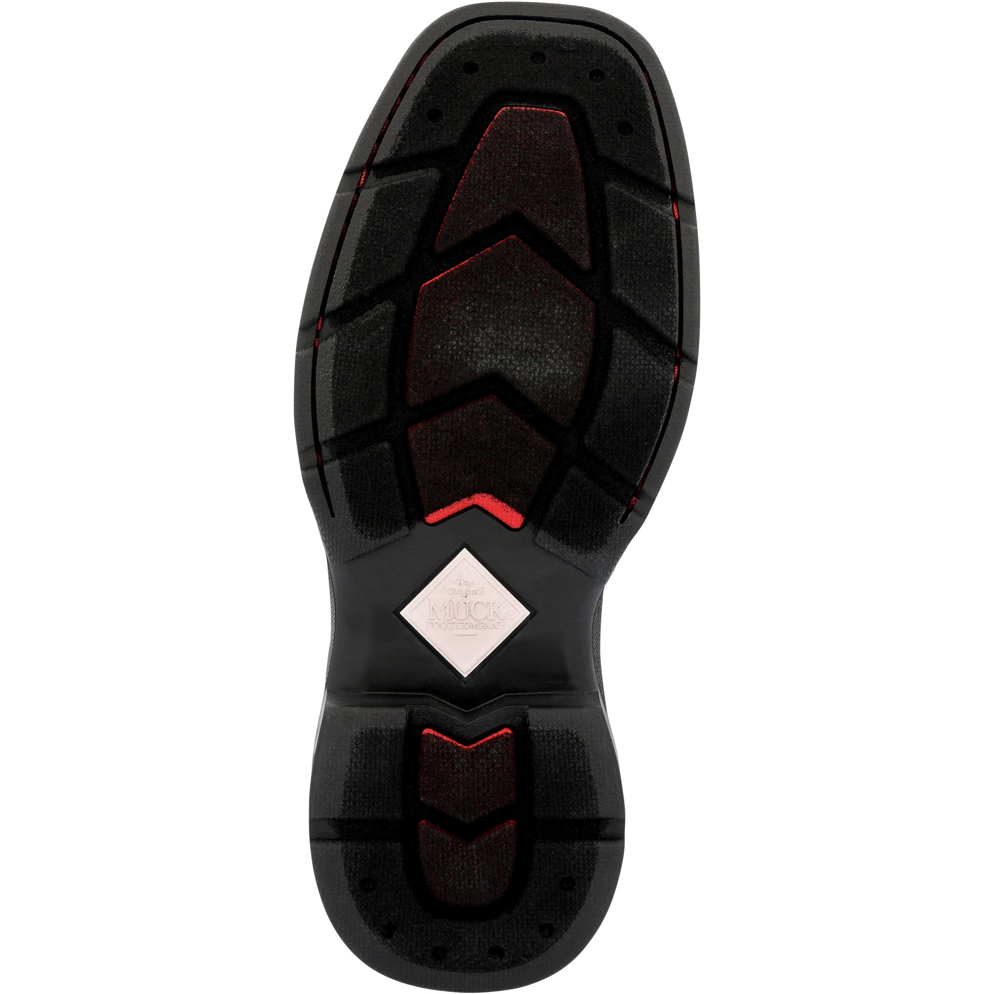 Muck Kids' Chore Western  Chorewest Kids In Black/Red M