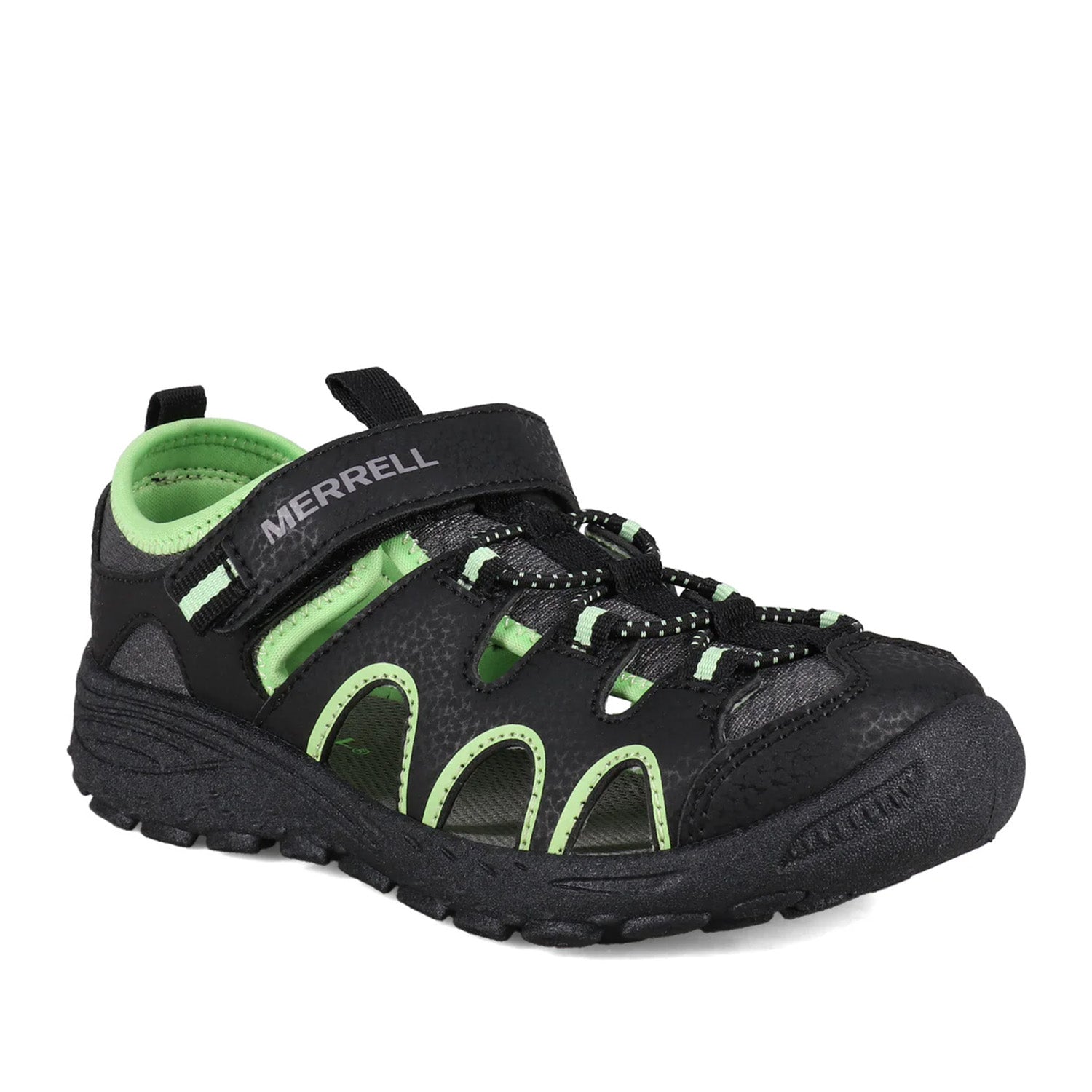 Merrell Kids Unisex Hydro Trekker in Black/Lime
