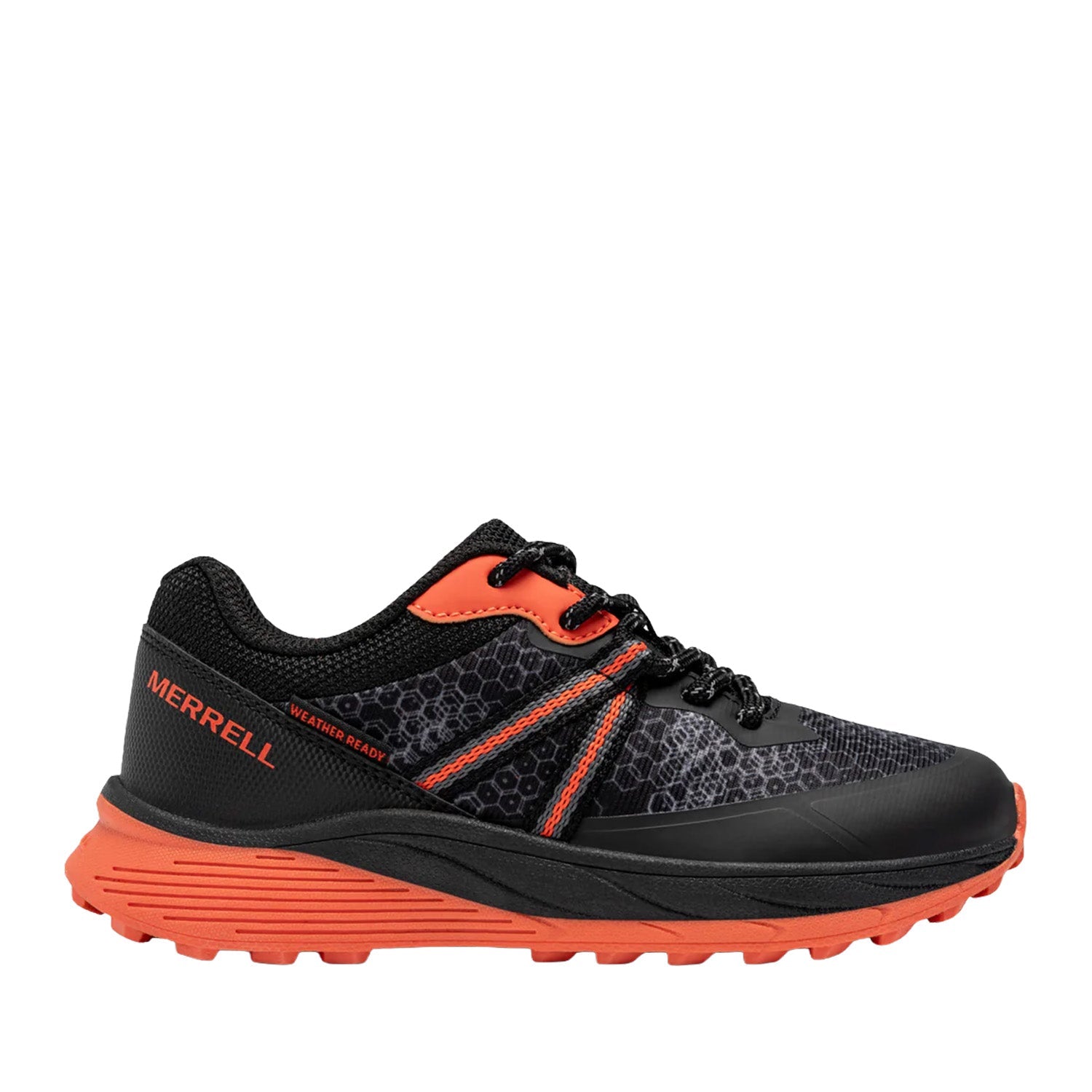 Merrell Kids Unisex Supernova in Black Orange
