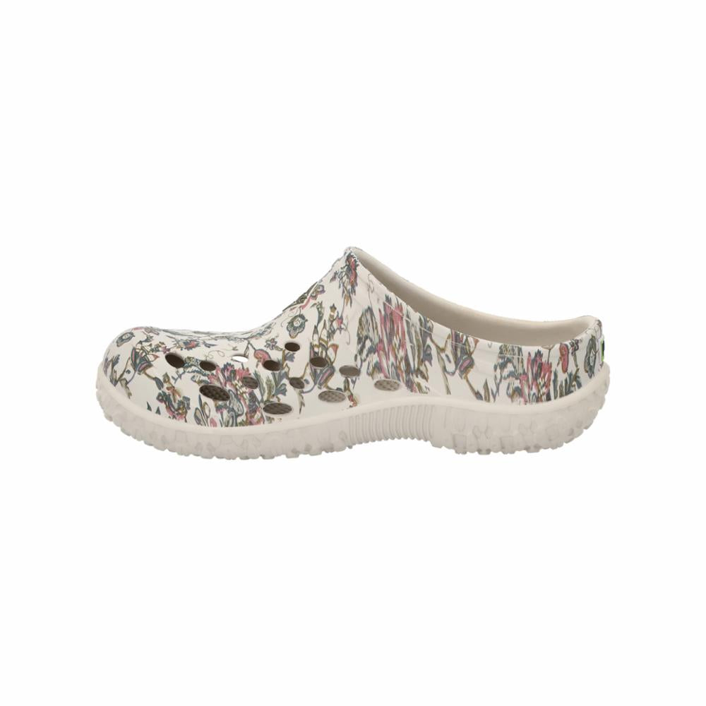 Muck Women's Muckster Lite Clog  Muckster Women In White/Floralprint M