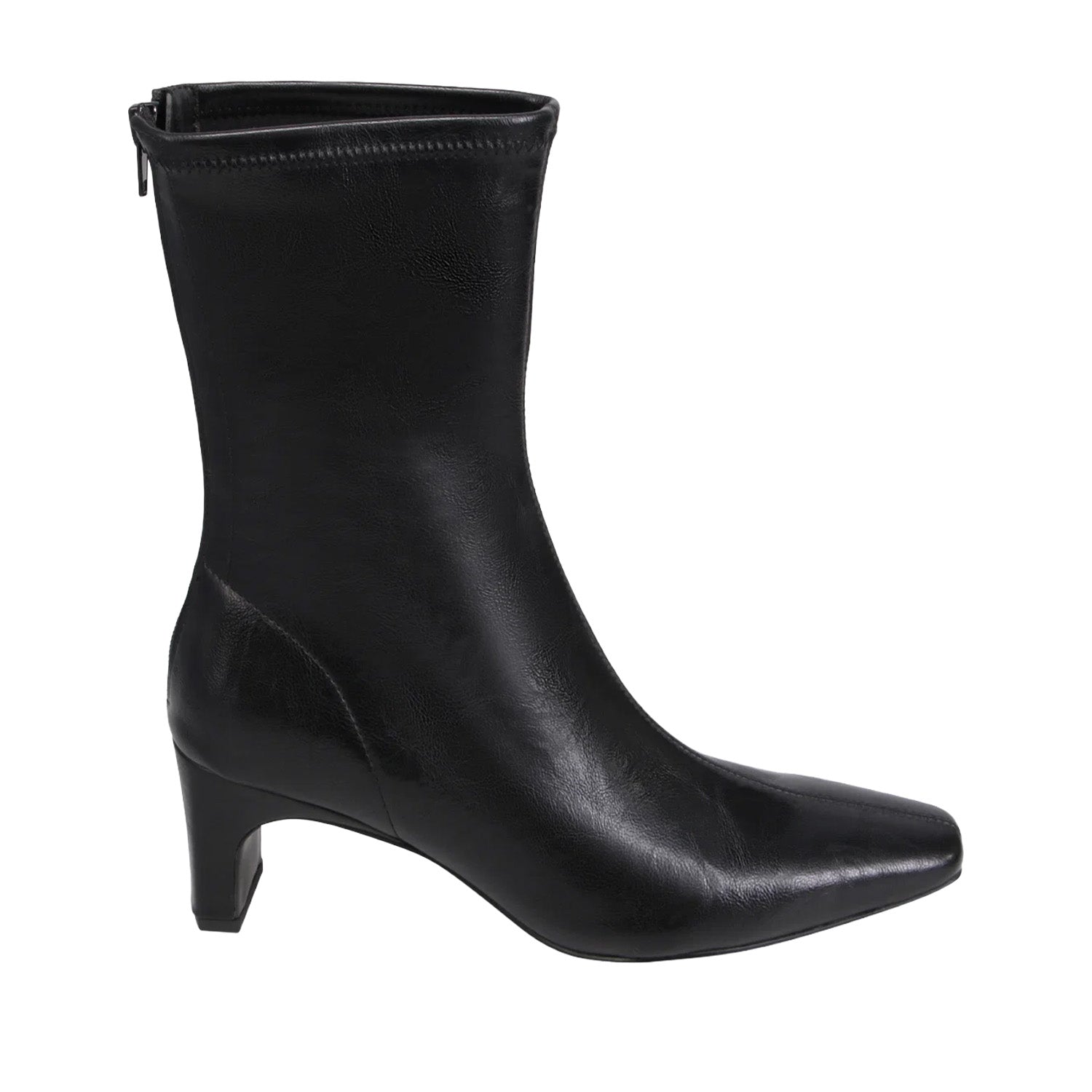 Mollini Women's Dellea Heeled Ankle Boot in Vintage Black