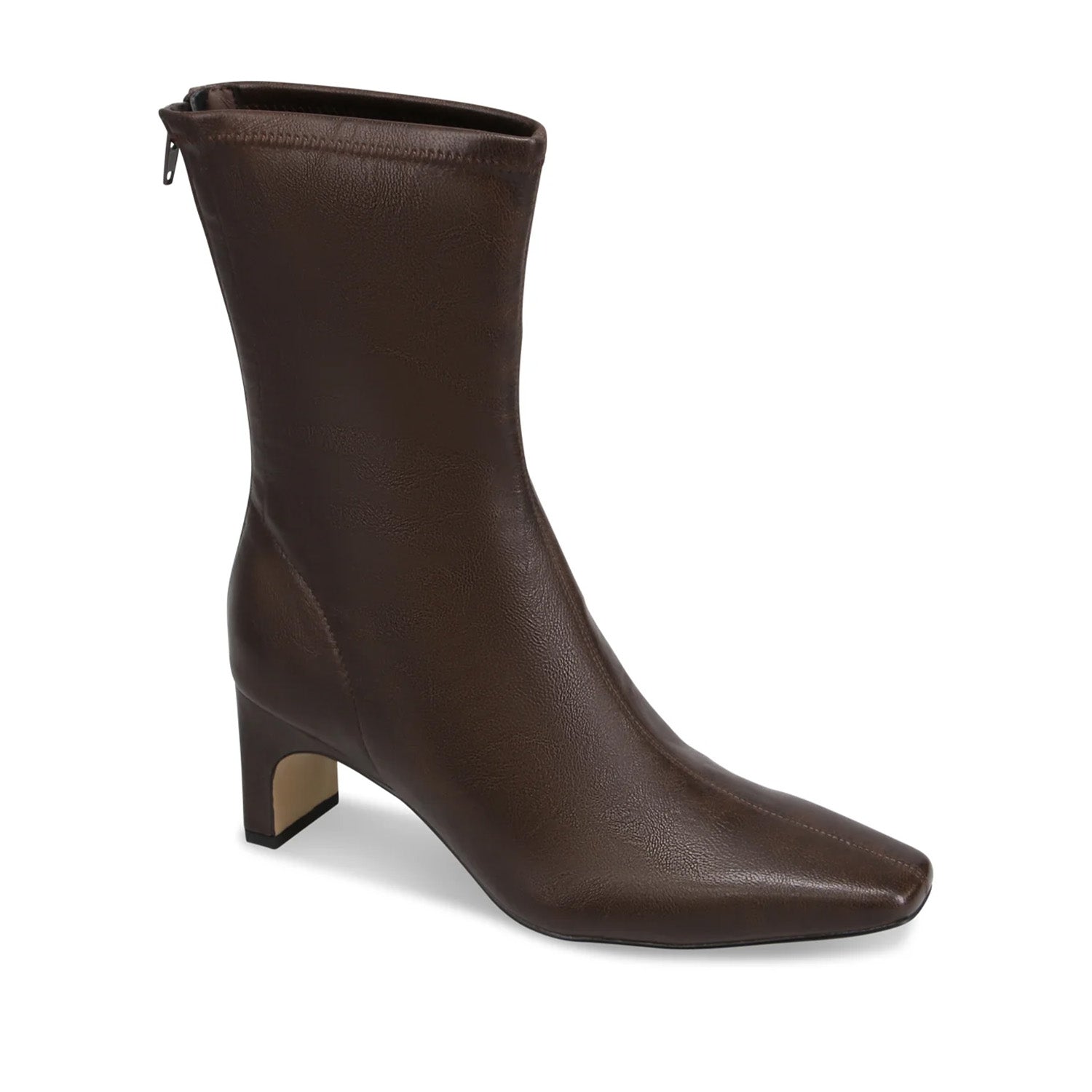 Mollini Women's Dellea Heeled Ankle Boot in Vintage Choc