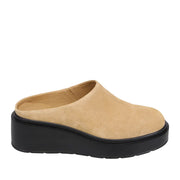 Mollini Women's Semille Platform Mule in Camel Suede