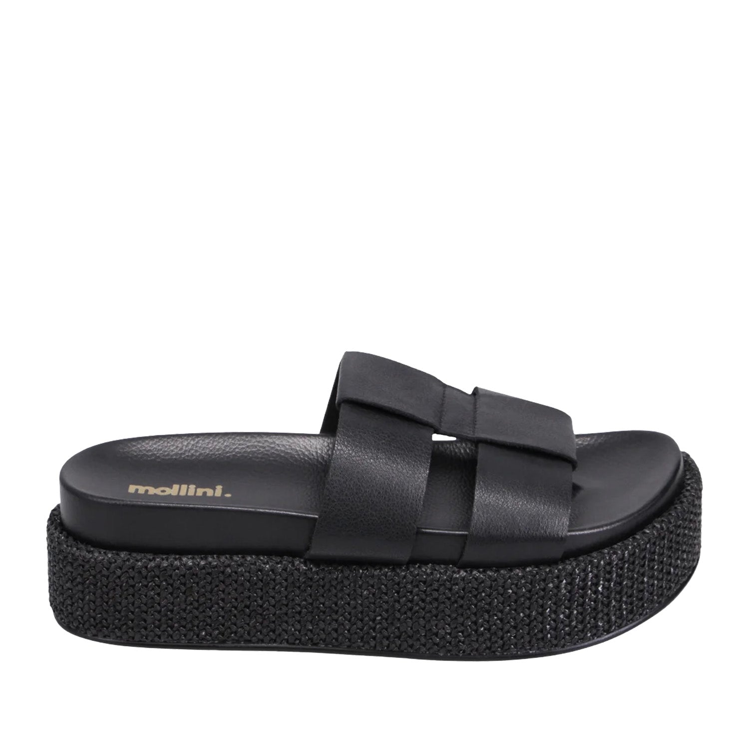 Mollini Women's Tida Slide Sandal in Black