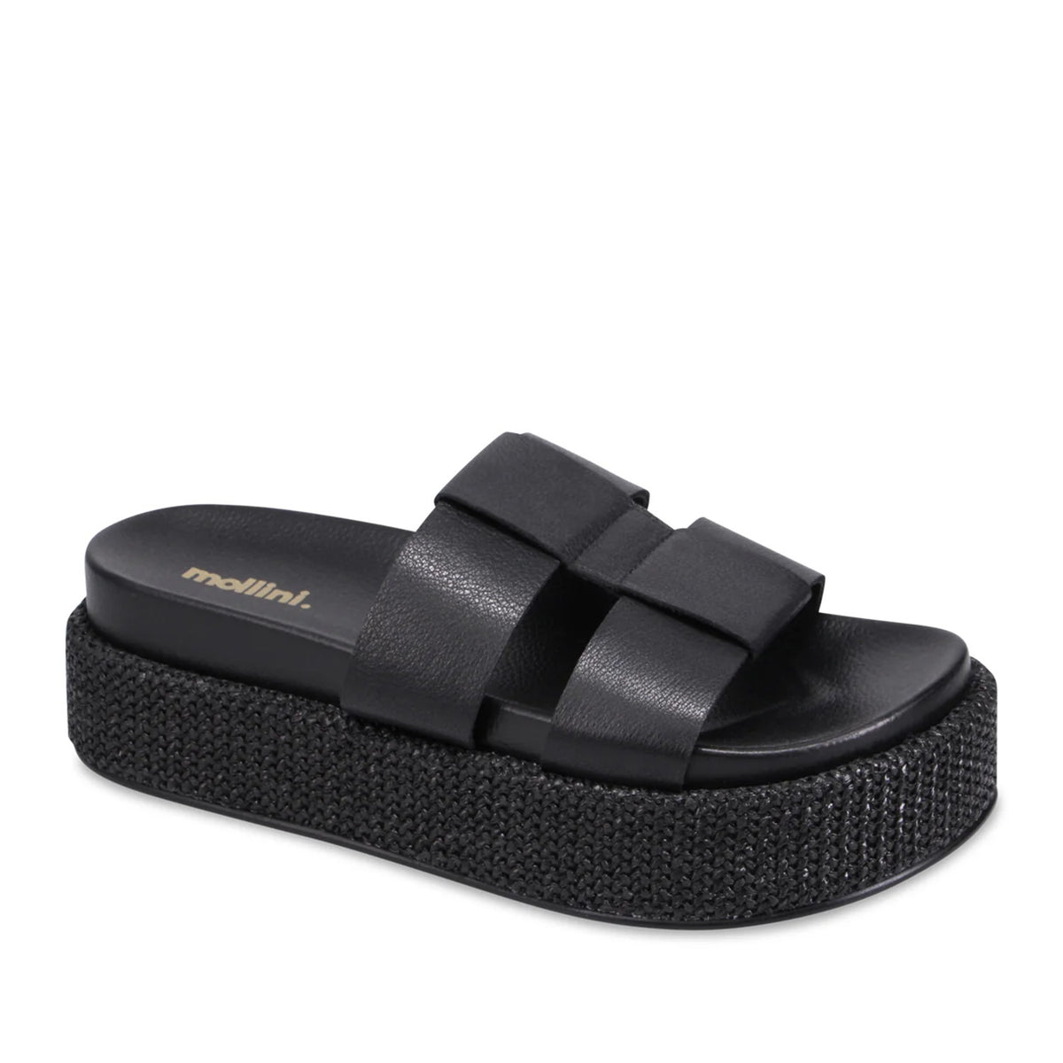 Mollini Women's Tida Slide Sandal in Black