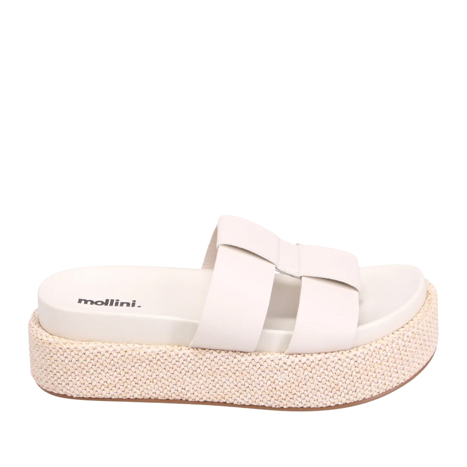 Mollini Women's Tida Slide Sandal in Cream