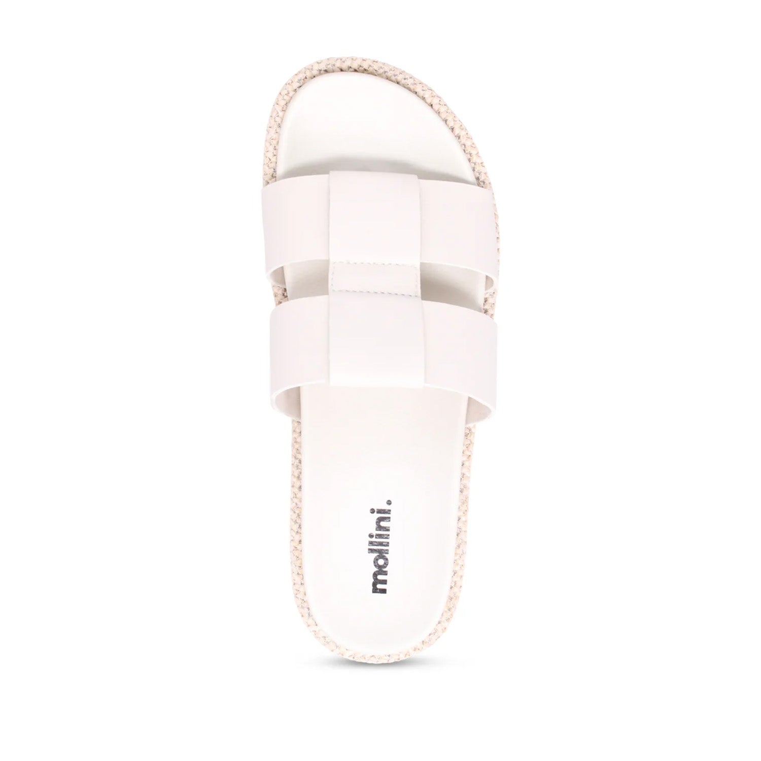 Mollini Women's Tida Slide Sandal in Cream