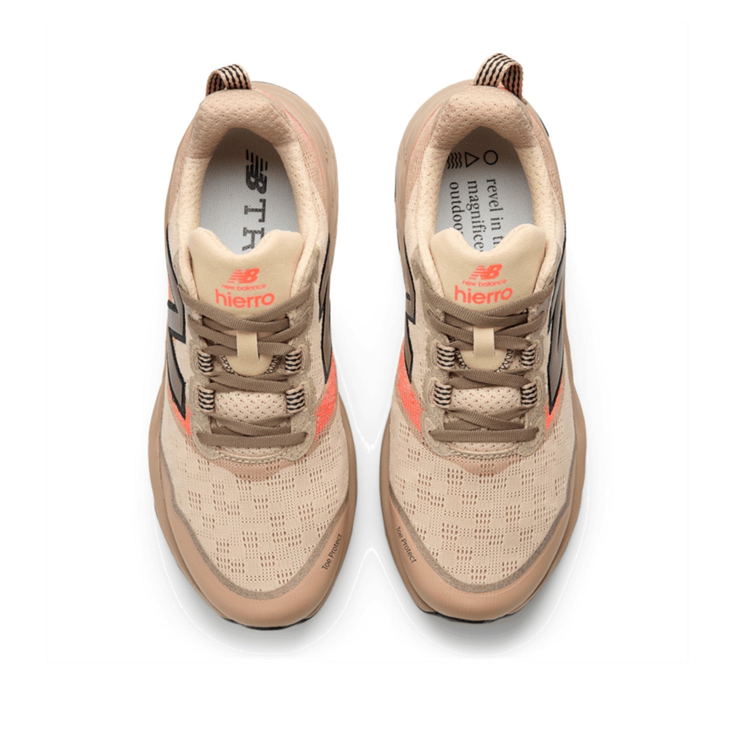 New Balance Men's MTHIERV9 in Desert Clay with Earth Shadow and Urgent Red