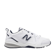 New Balance Men's MX608V5 in White with NB Navy