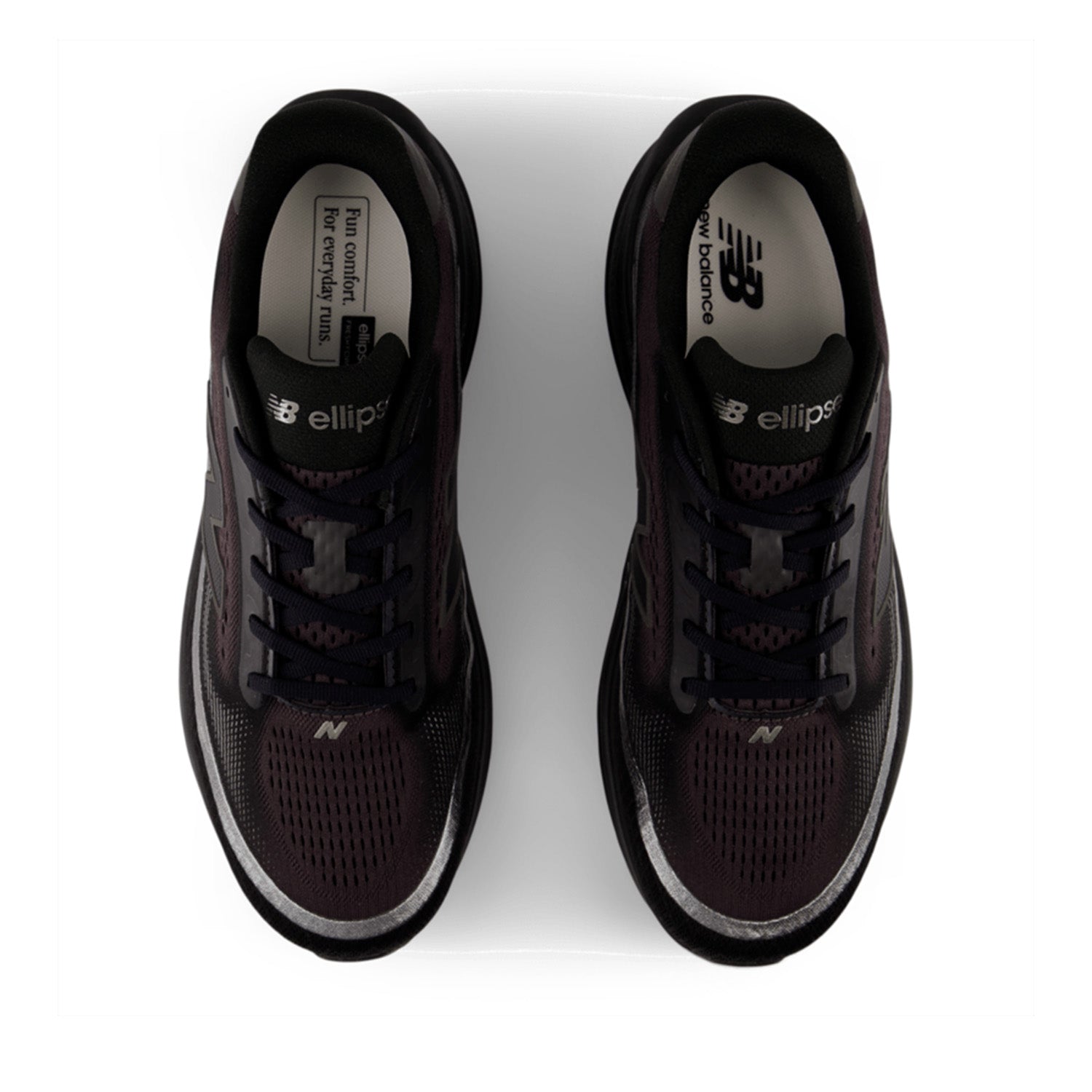New Balance Men's Ellipse in Black/Black Metallic/Faded Black