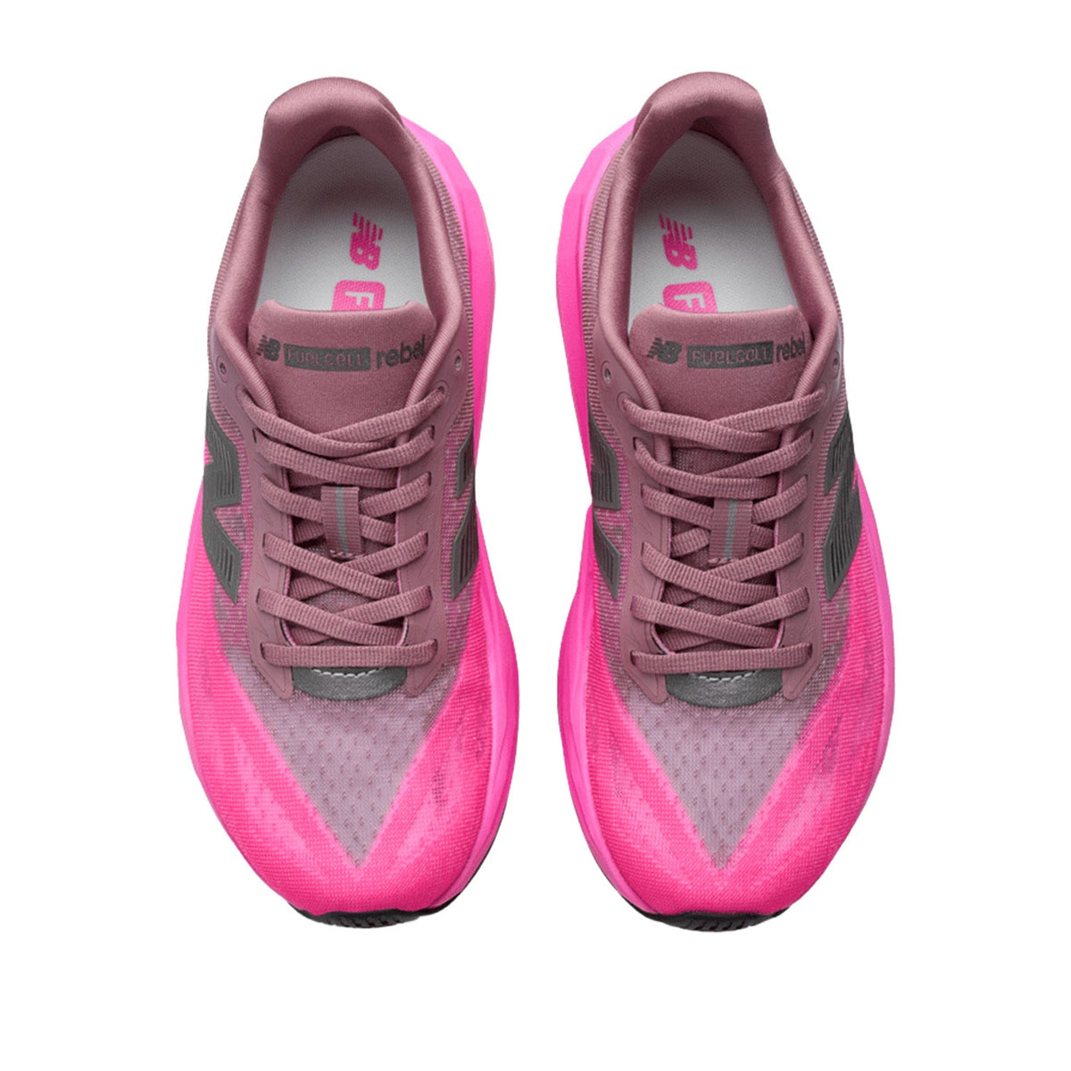 New Balance Men's FuelCell Rebel v5 in Pink Heat/Rosewood