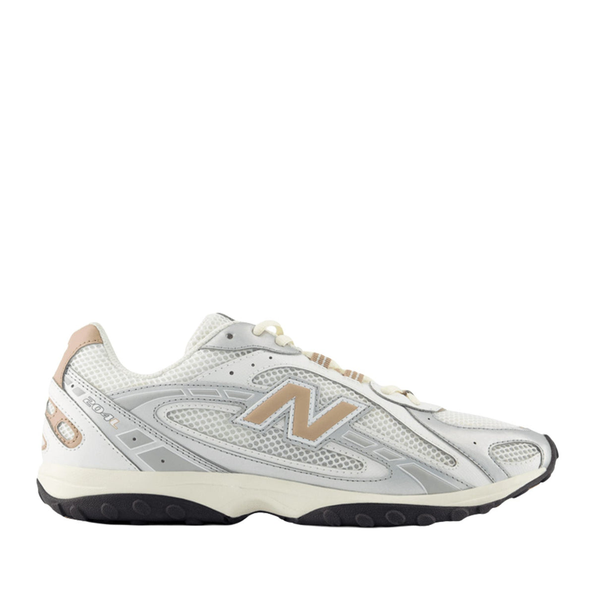New Balance Unisex 204L in Silver Metallic/Flat Taupe